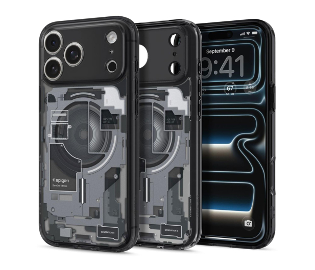 SPIGEN Ultra Hybrid Mag Magsafe do Iphone 17 Pro Zero One Black 8800283314854 - 1359936 - zdjęcie 6